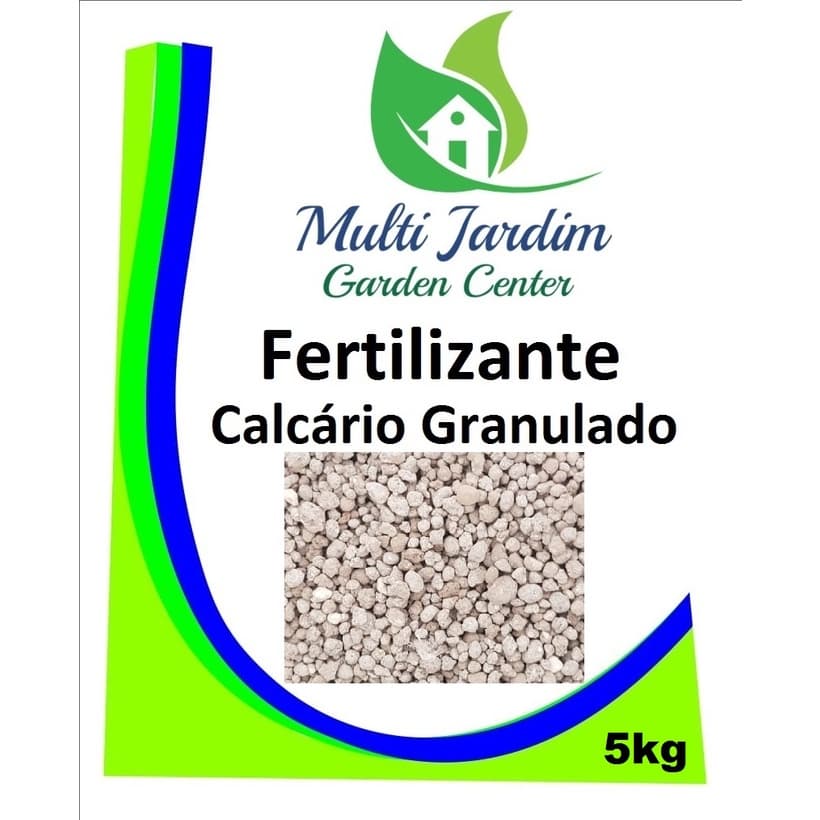 Fertilizante Calcário Granulado 5kg Multi Jardim Garden Center