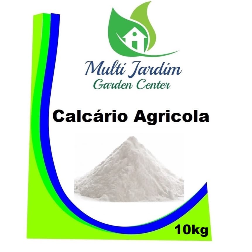 Saco de 10kg de calcário agrícola em pó Multi Jardim Garden Center
