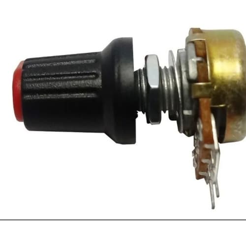 Potenciômetro 5k Linear + Knob P/ Inversor De Frequencia Weg