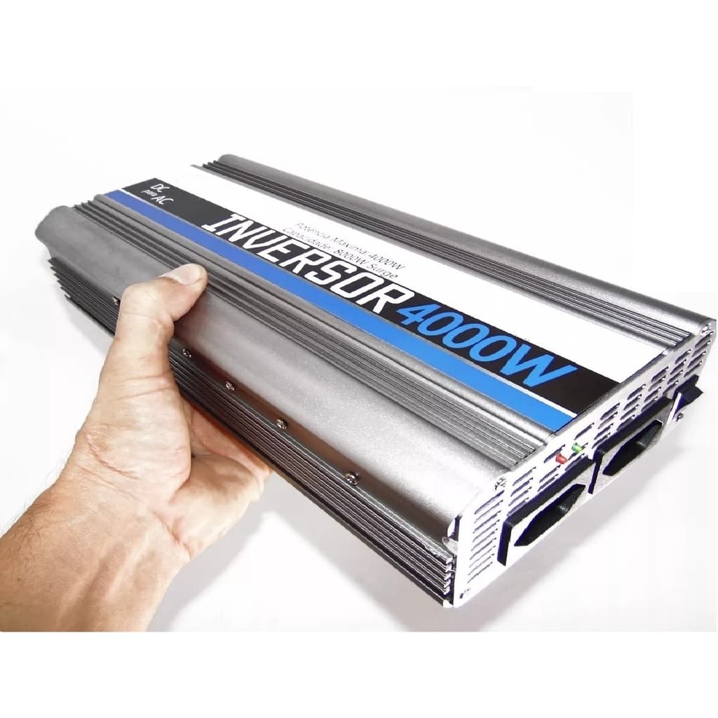 Inversor 24v / 12v 4000w Pico 8000w Saida 110v 220v Ac ENERGIA Solar GRID