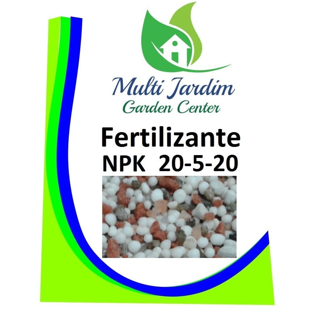 Fertilizante NPK 20-5-20 em saco plástico Multi Jardim Garden Center
