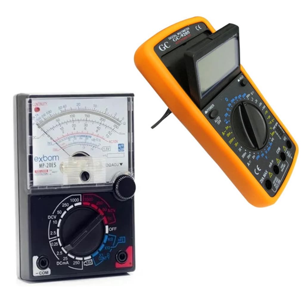 Multimetro Digital C/ Capacimetro + Multimetro Analógico