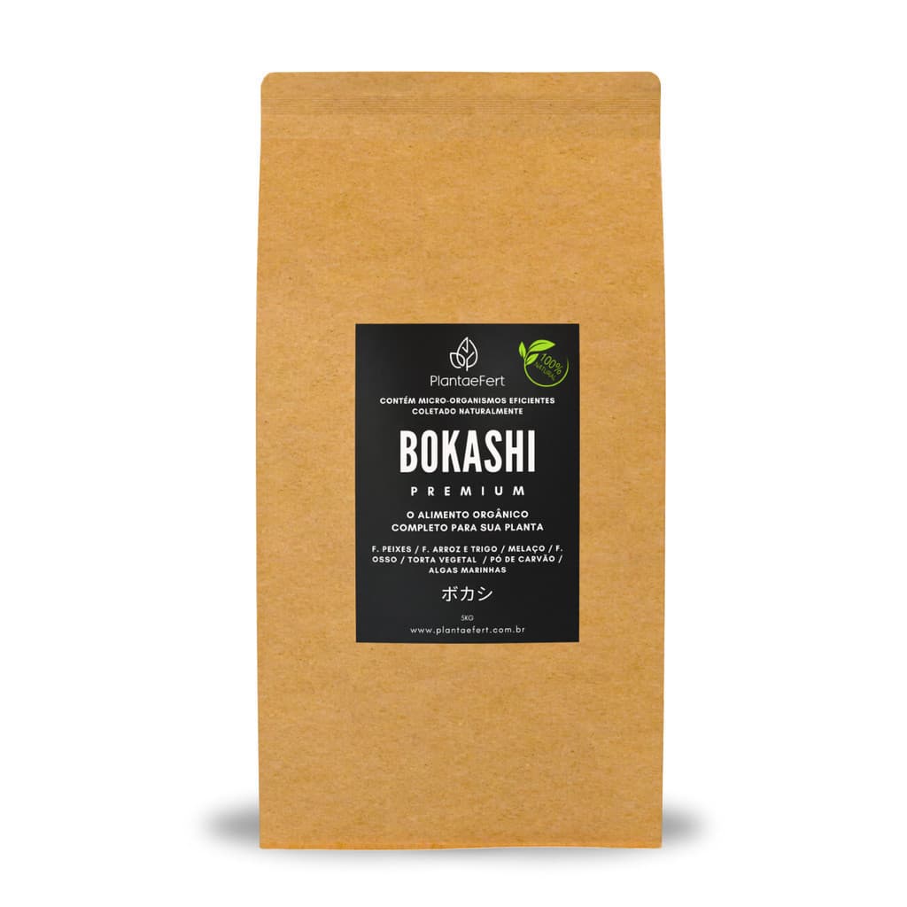 Adubo Orgânico Para Arvores Frutiferas 5kg Adubo Bokashi Npk Orgânico Com Pó de Carvão, Algas e Torta Vegetal