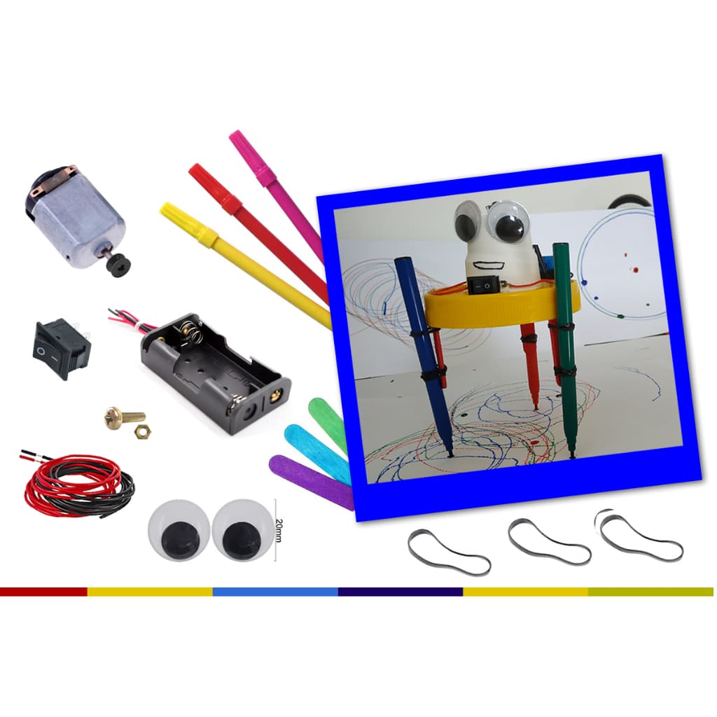 Robô Rabiscador - Kit Robótica Educação Maker