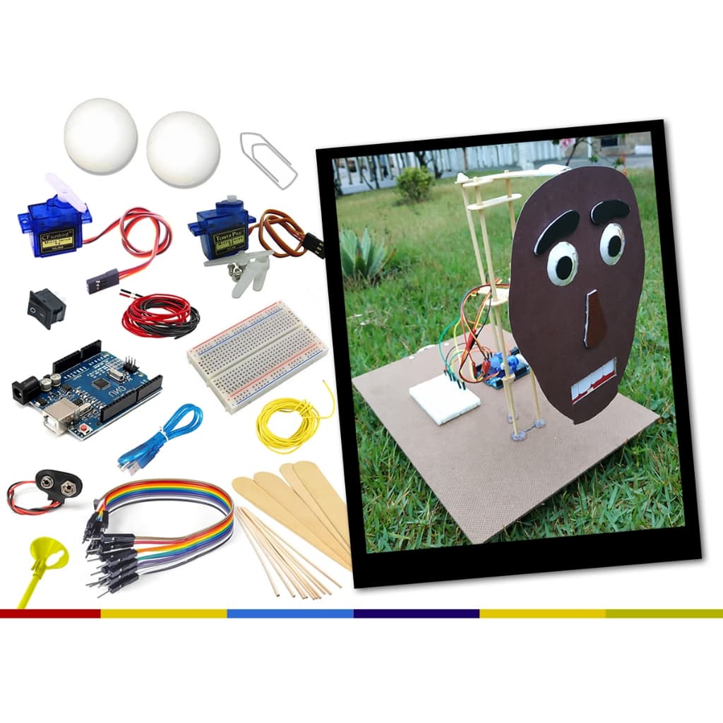 Kit Arduino Robô Animatronic DIY - Kit Robótica Educação Maker