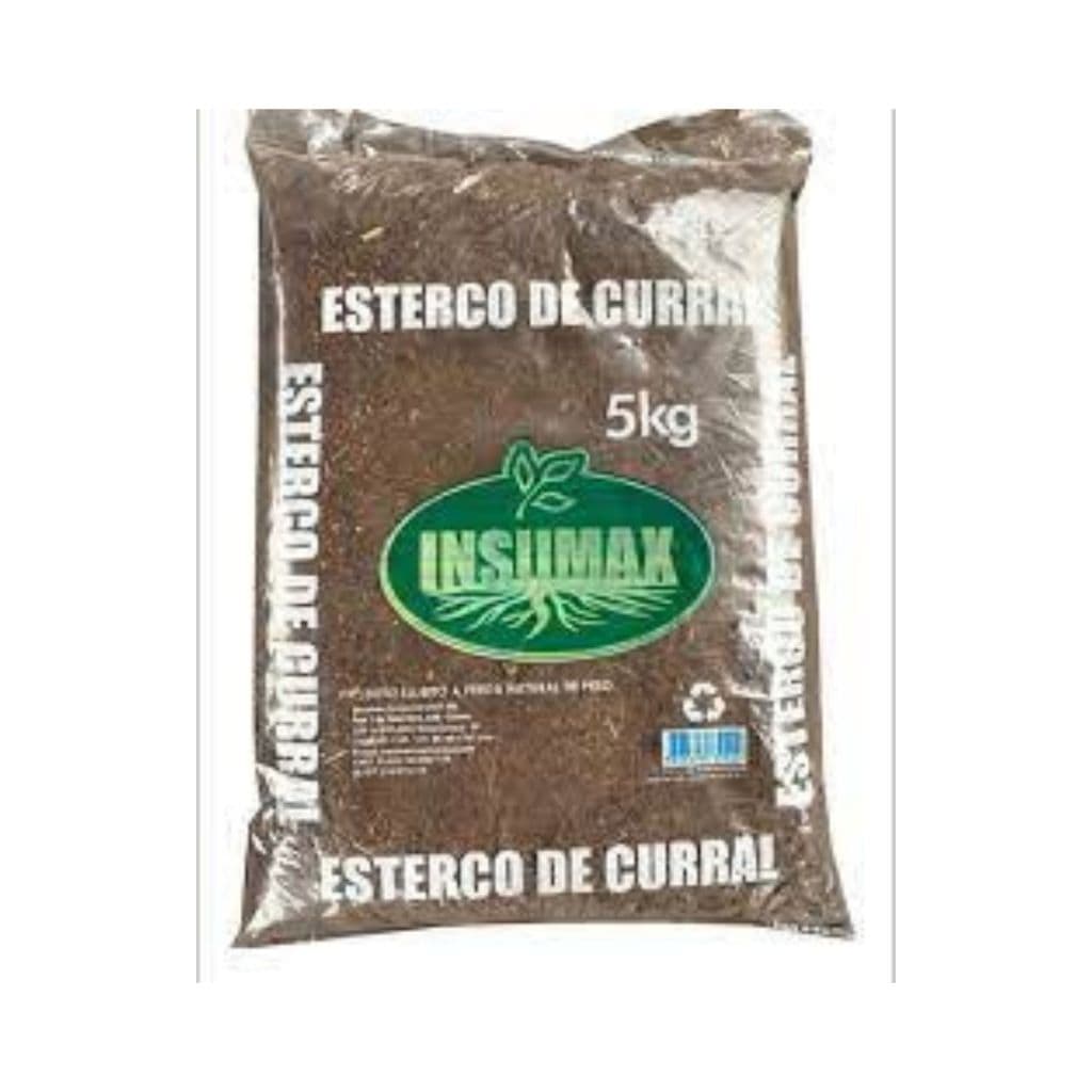 Esterco Bovino Adubo Fertilzante Curtido Peneirado 5kg - ADUBO ORGANICO (07770)