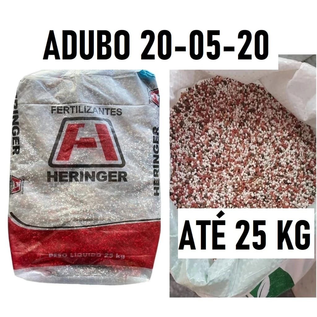 ATÉ 25KG ADUBO NPK 200520/20-05-20 - FERTILIZANTE ADUBO PARA PLANTAS