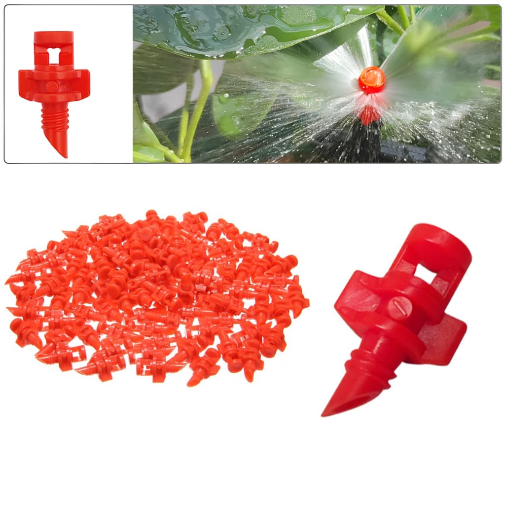 20 Micro Aspersor 360° Spray Jet Estático, Bico Aspersor Jardim, Bico de Irrigação, Irrigador Horta