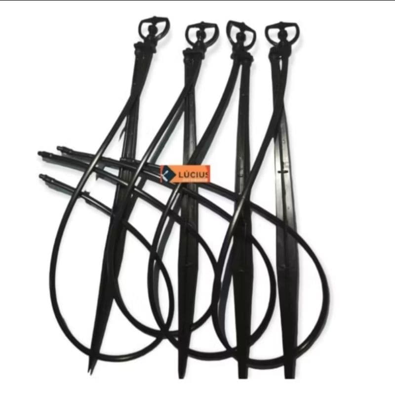 KIT 20UN E 30UN MICRO ASPERSOR BAILARINA 40 CM MICRAO COMPLETO MANG IRRIGACAO GOTEJO MICROASPERSOR DUCAMPO