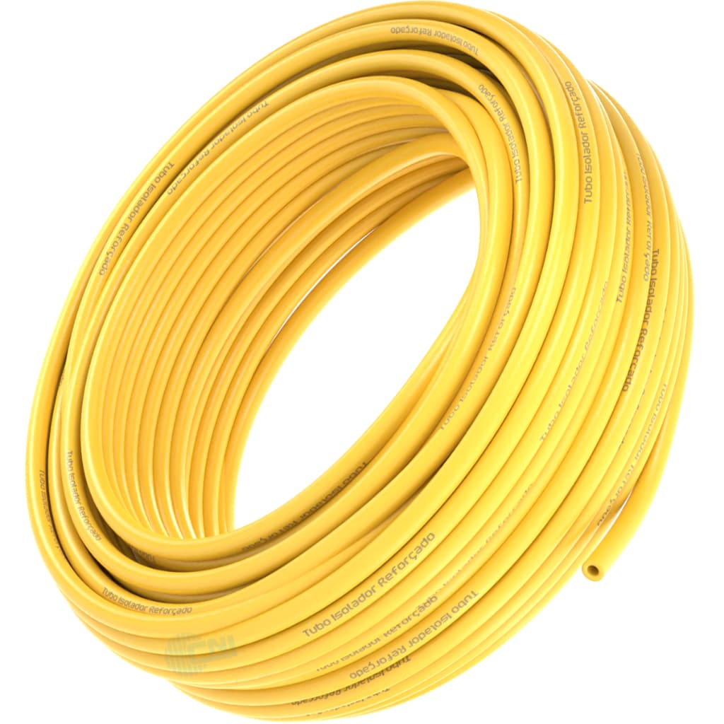200m Mangueira para Cerca Elétrica 7/16 11mm para Cerca Elétrica Durável Rural Alta Durabilidade Amarelo
