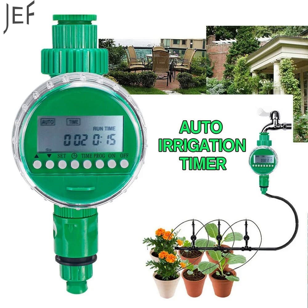 Controlador De Irrigação Automático Jardim Rega Temporizador Display Lcd Aspersor 2024 New