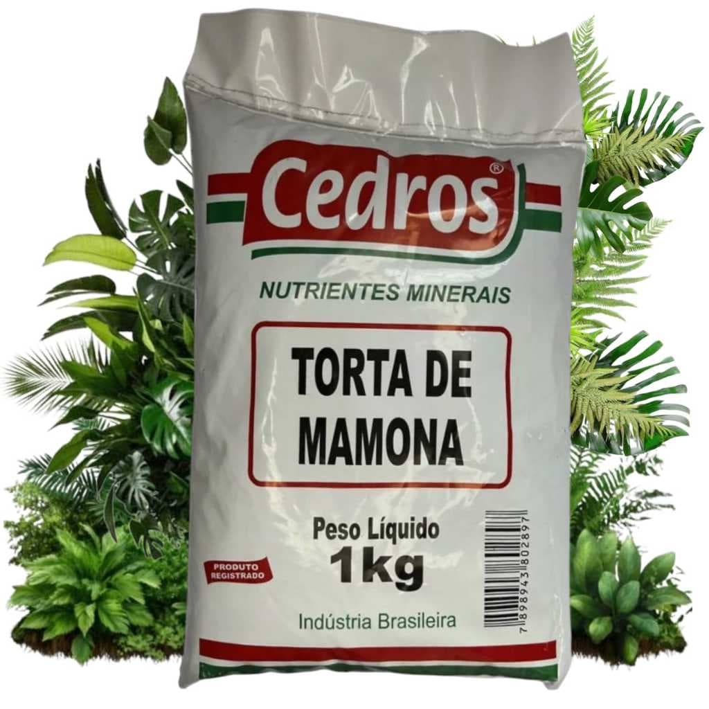 Fertilizante Adubo Natural Torta De Mamona Orgânico 1kg Fertilizantes Adubos Naturais Natural Plantas Hortas Plantio