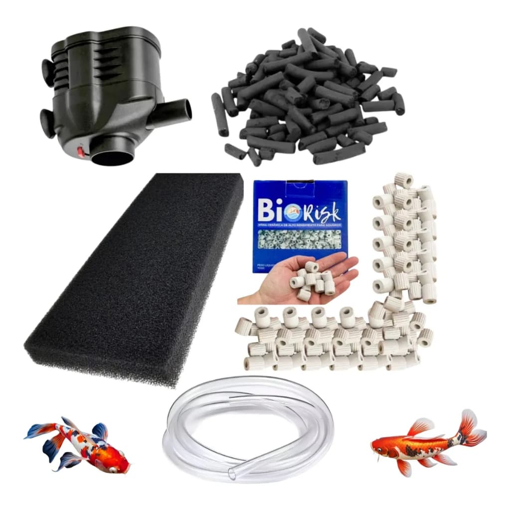 Bombas Sarlo Better Sb1000a 110V Carvão Cerâmica Espuma Mangueira Bomba Submersa Ativado Bio Risk Tech Glass Filtragem