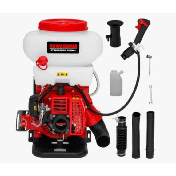 Atomizador Pulverizador Costal Kawashima AT4314, 14 Litros, Vermelho e Branco
