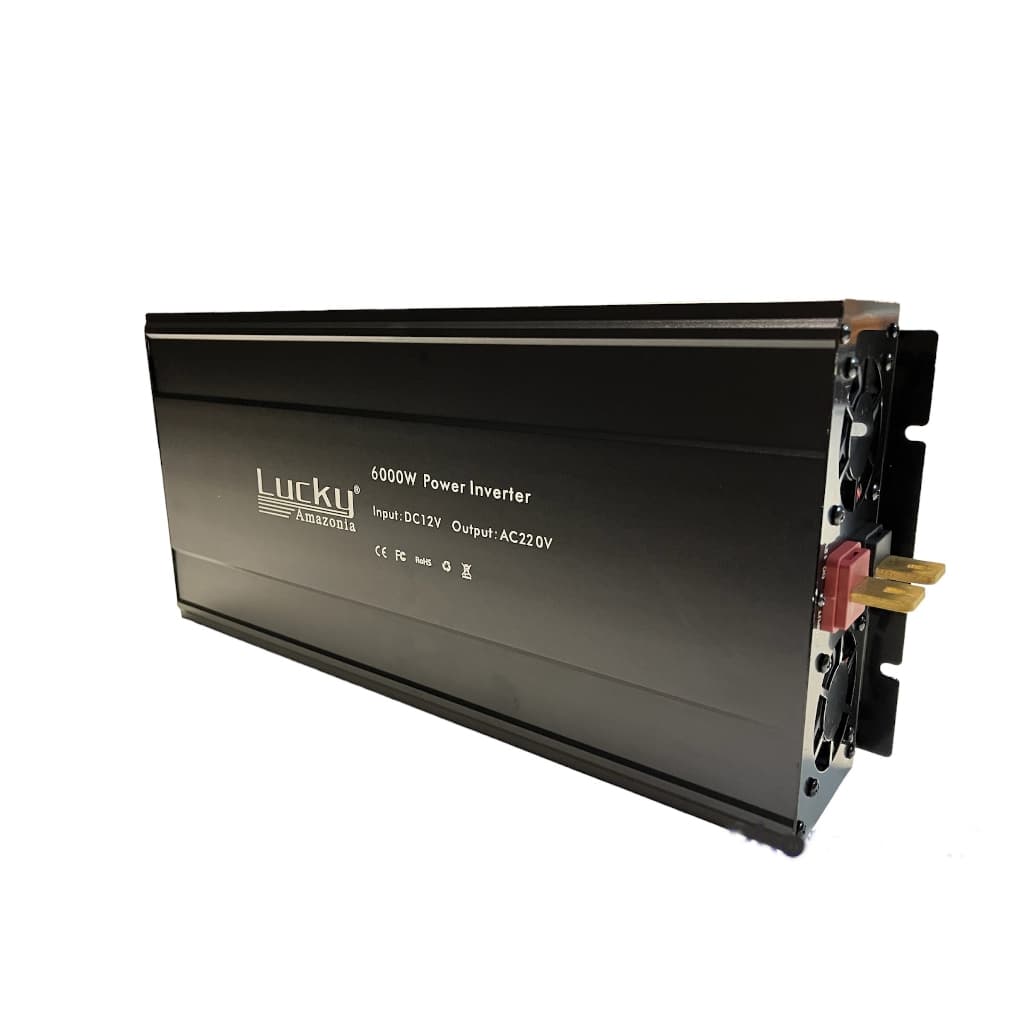 Inversor 6000w Conversor Energia Solar 12v Para 110v / 60hz trailer e motorhome em placas solares inversores