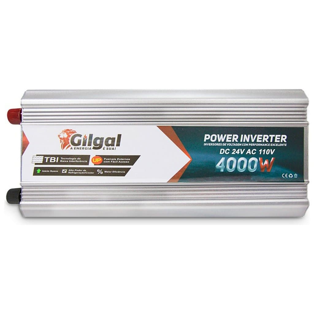 Inversor solar Off‑Grid 4000W 24V‑110V Onda Senoidal para freezer energia remota digital