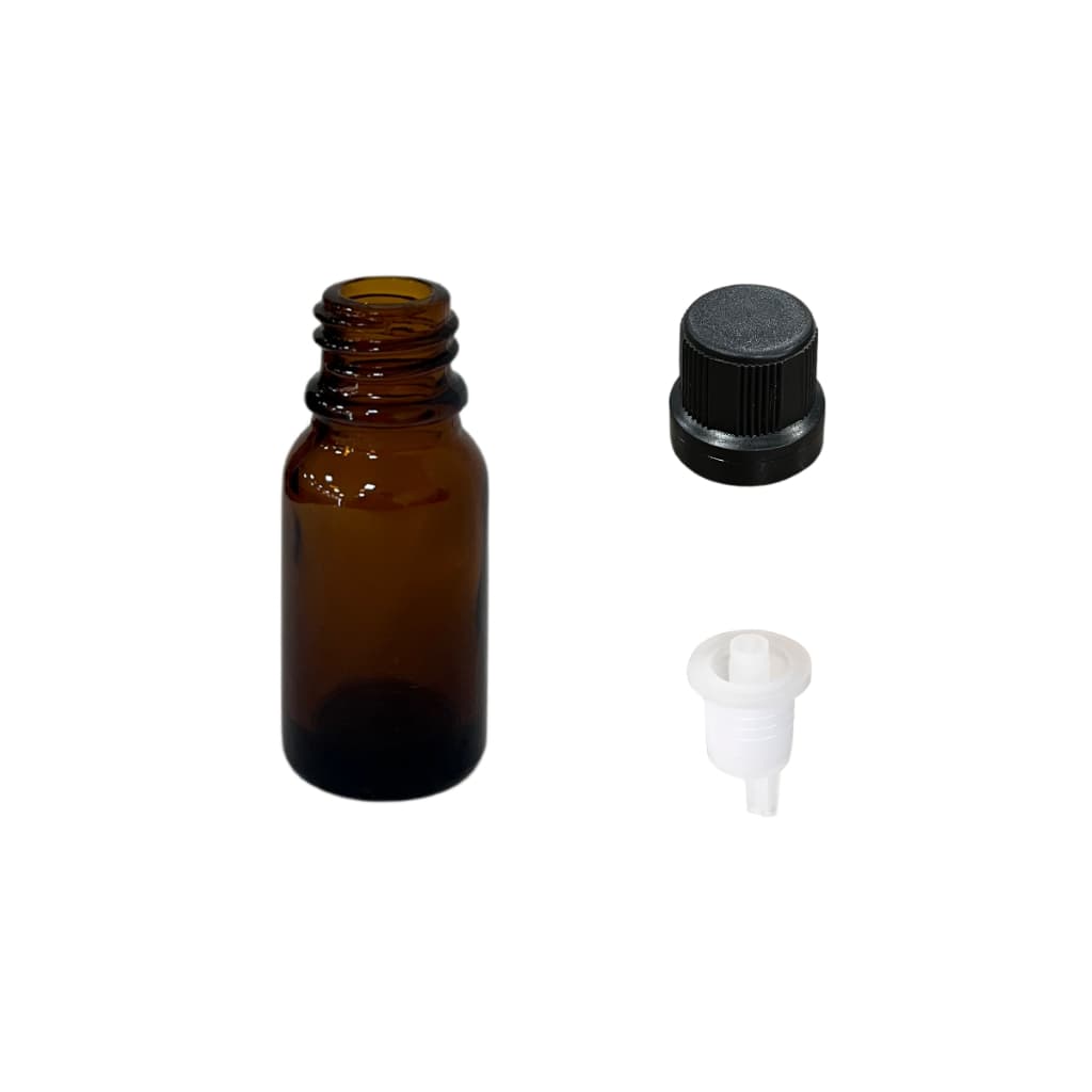Frasco De Vidro 10ml Com Gotejador E Tampa C/ 10 Unidades