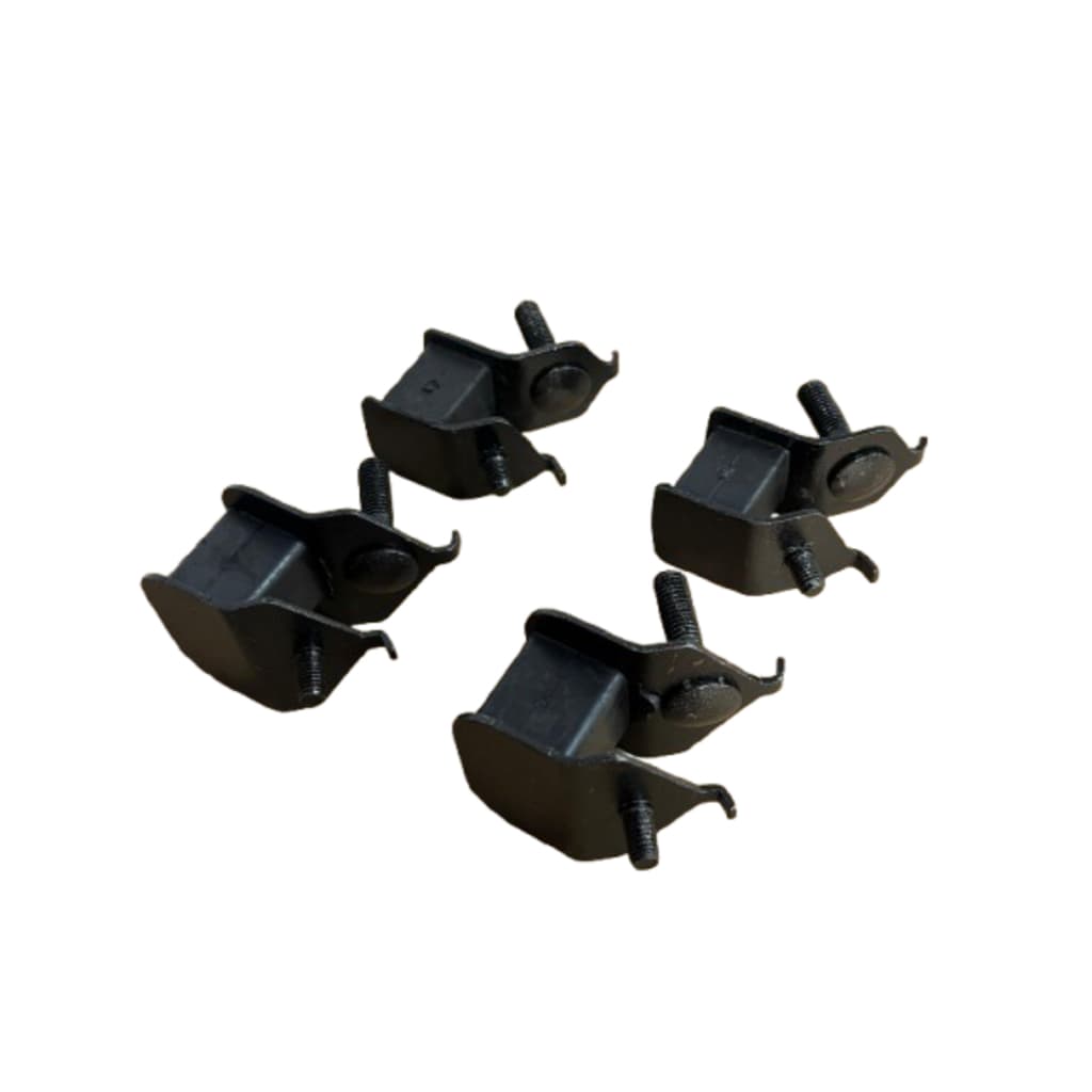 Kit 4 Coxins Amortecedores Gerador 6,5 a 10 Kva Multimarcas - Preto