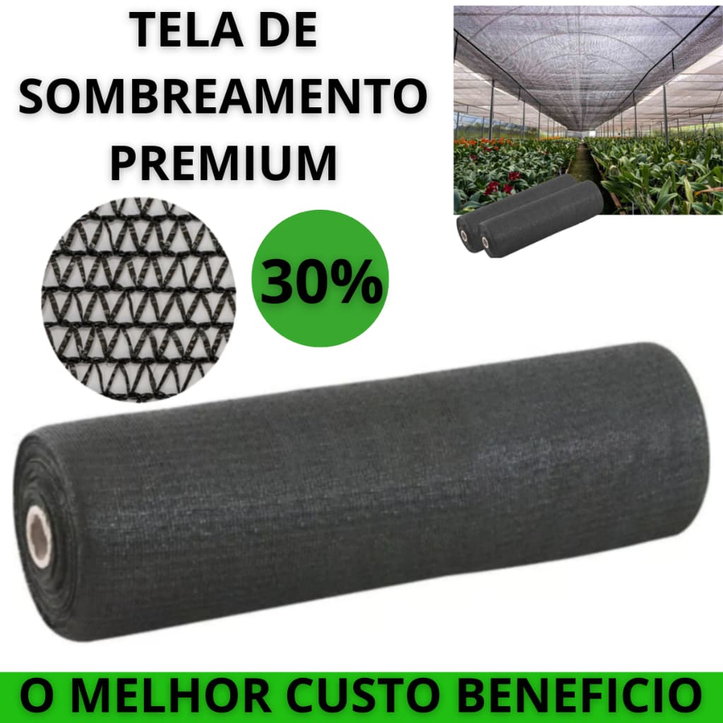 Sombrite Tela de Sombreamento Nortene 30% Proteção UV Para Plantas, Horta, Jardim, Garagem, Viveiro