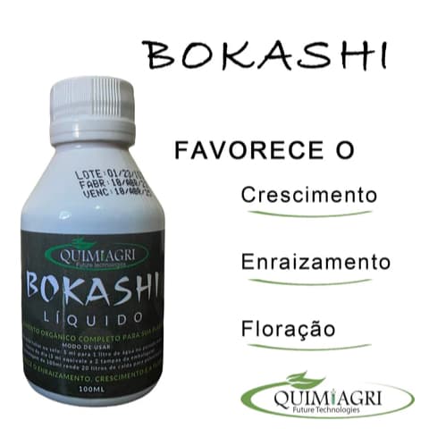 Bokashi 100ml Fertilizante Adubo Concentrado - Fertilizante Adubo Orgânico