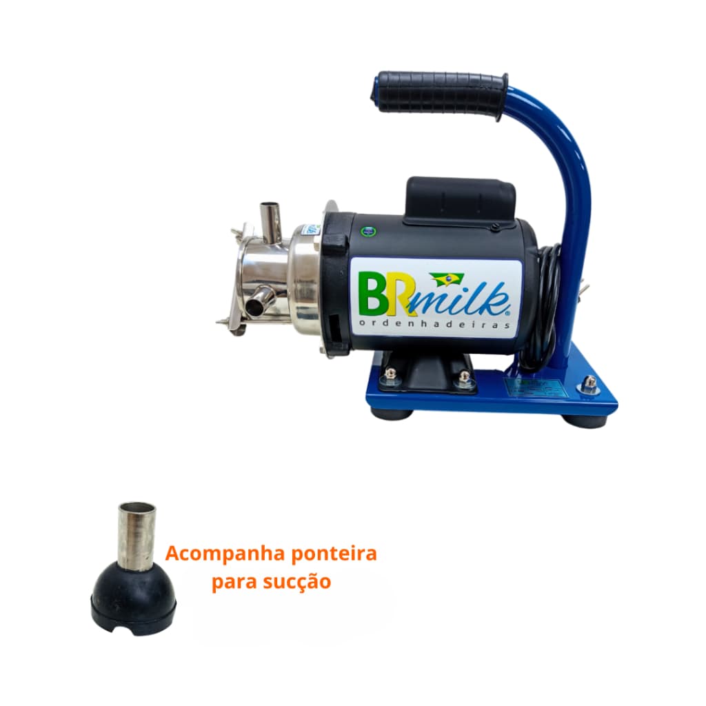 Bomba para Bombear Leite do Tarro até o Resfriador de Leite BTL 2000 Litros/h Ordenha 220 volts