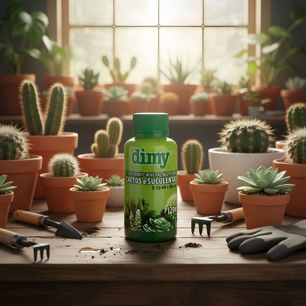 Fertilizante Adubo Rende 12 L Cactos Suculentas Dimy 120mlFertilizante Adubo Rende 12 L Cactos Suculentas Dimy 120ml Fer