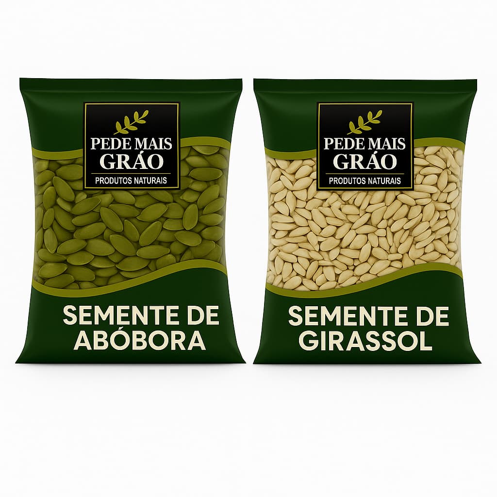Semente de abóbora e semente de Girassol 1kg