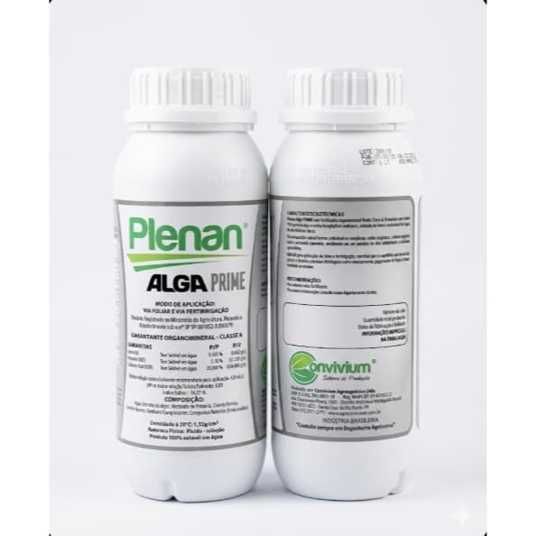 Plenan Alga Prime, Extrato de Ascophyllum nodosum, Bioestimulante para Plantas -1 Litro