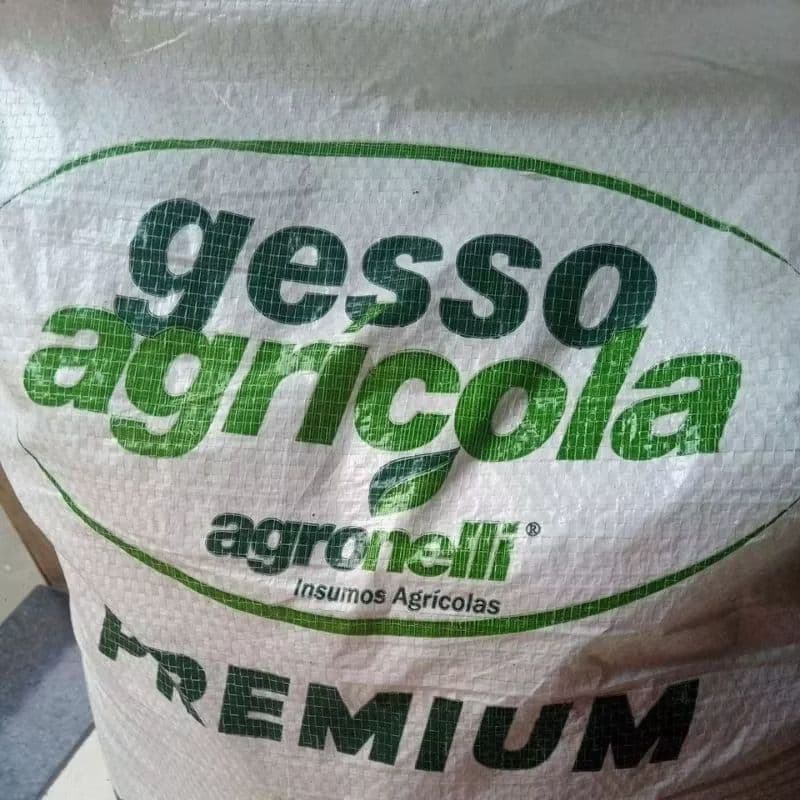 Gesso Agrícola Premium 1kg - Corretor de Solo e Fertilizante Natural (Cálcio e Enxofre)