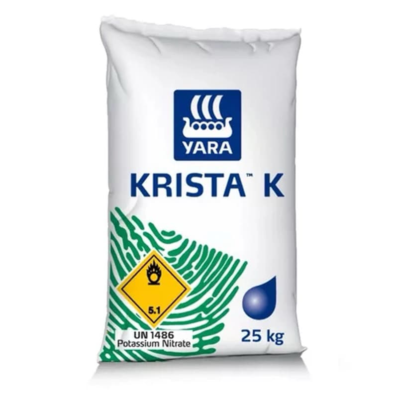 Fertilizante Krista K Nitrato De Potassio 13-00-43 Yara 25kg