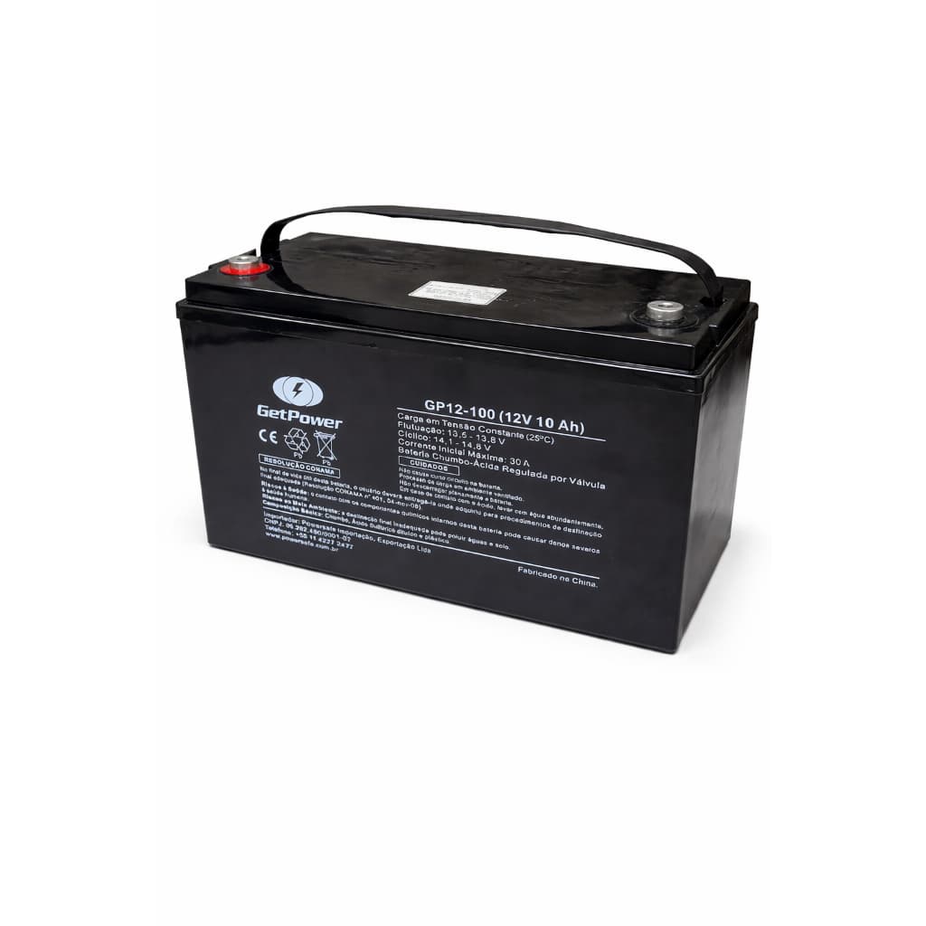 Bater!a 100Ah 12V Multimarcas - Ideal para Energia Solar, Sistemas Off-Grid, Nobreak (UPS),Sistemas de Segurança