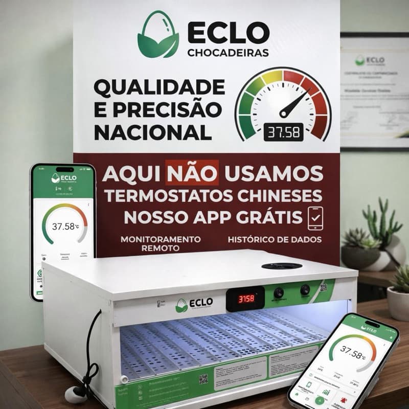 chocadeira 110 ovos Ovos Galinha Automática Digital eclo chocadeira