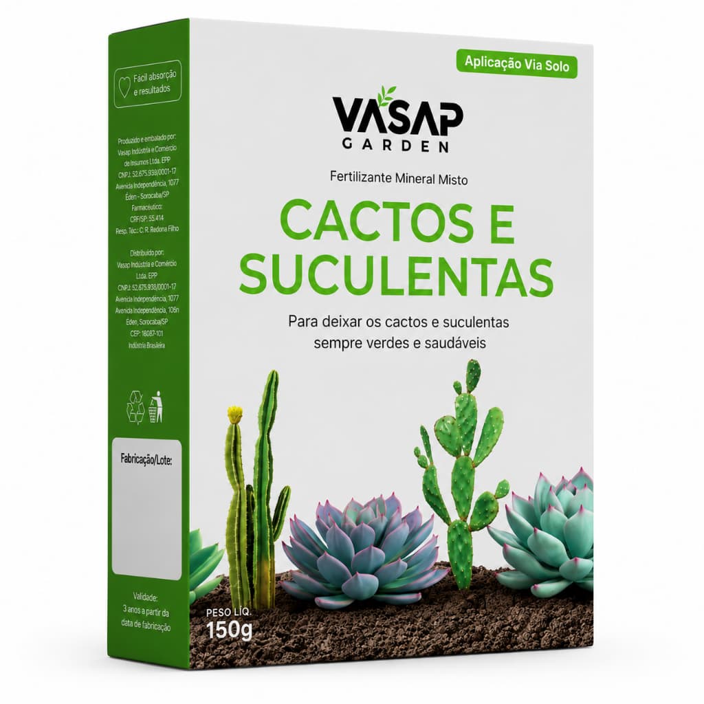 Adubo Fertilizante Mineral Misto Cactos e Suculentas 150g