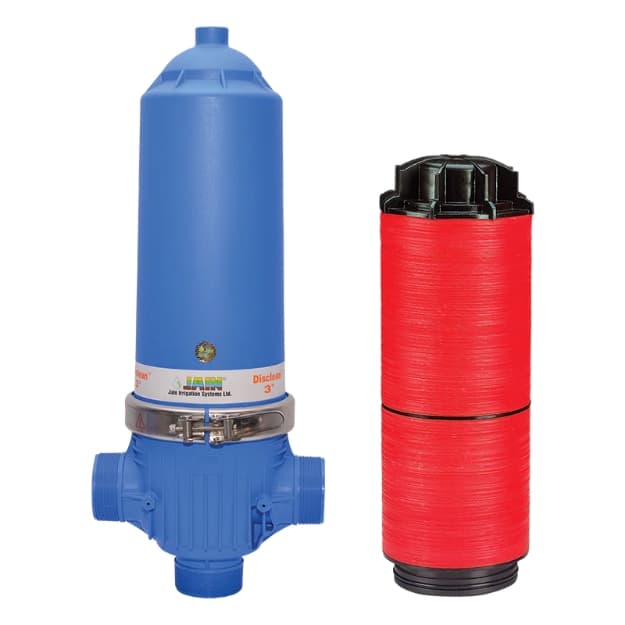 FILTRO PLASTICO PARA IRRIGAÇÃO 3" JAIN "T/L" PLUS - 120 MESH - 50M³/H - NAANDANJAIN - FILTRO DE DISCOS