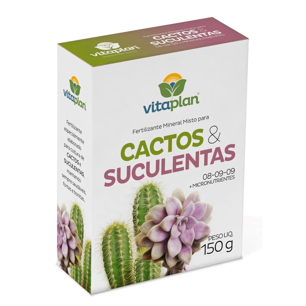 Fertilizante Mineral Misto para Cactos & Suculentas Vitaplan 150g