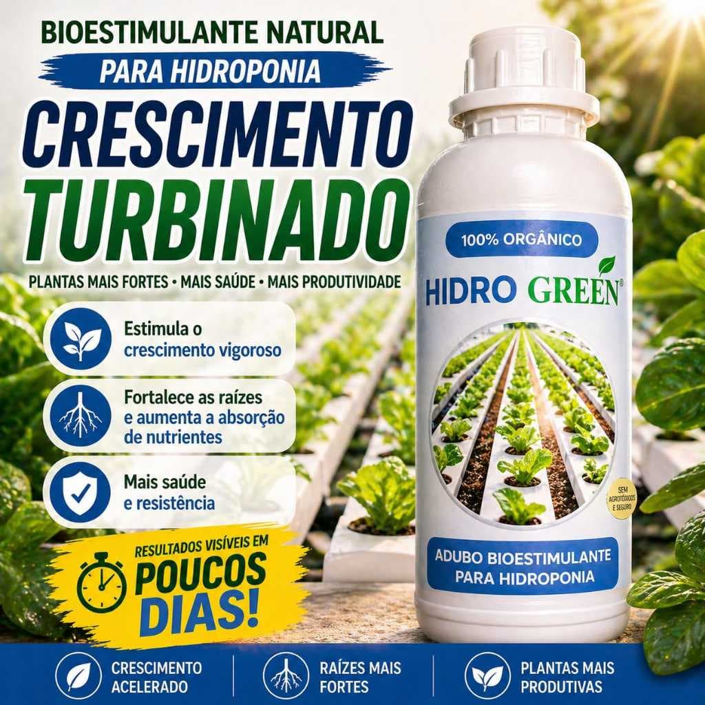 Nutrientes Bioestimulantes Hidroponia Rende 500 Litros Orgânico 1L - PLANT