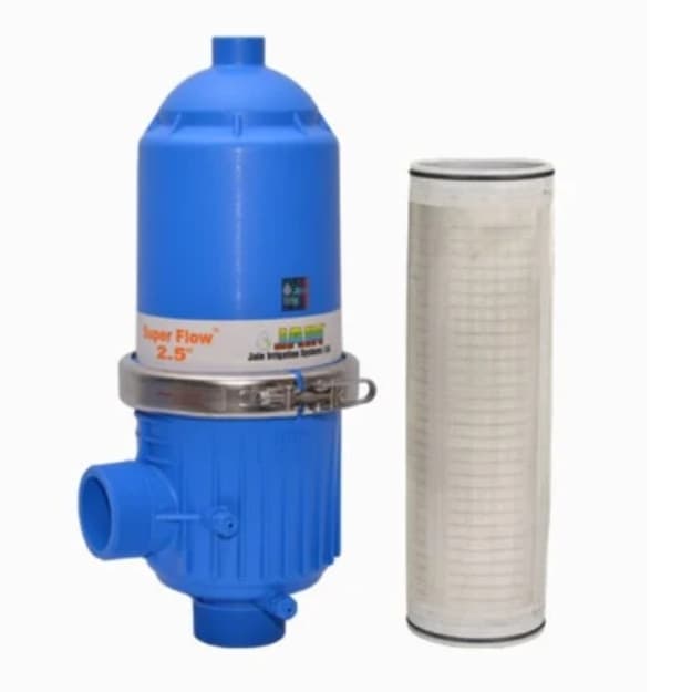 FILTRO PLASTICO PARA IRRIGAÇÃO 2" JAIN "T/L" PLUS - 120 MESH - 30M³/H - NAANDANJAIN (FILTRO DE TELA)