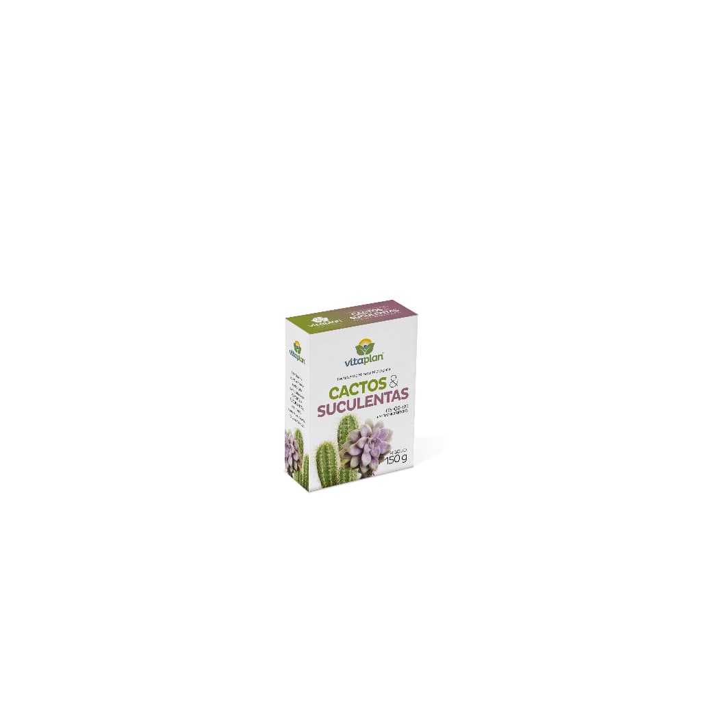 Fertilizante para Cactos e Suculentas Vitaplan 150g - NPK 08-09-09 + Micronutrientes