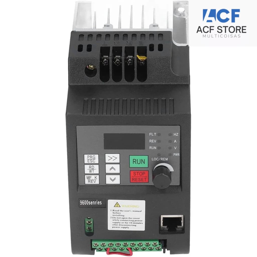 Inversor Solar 9600D 2.2kW 220V Trifásico 600Hz