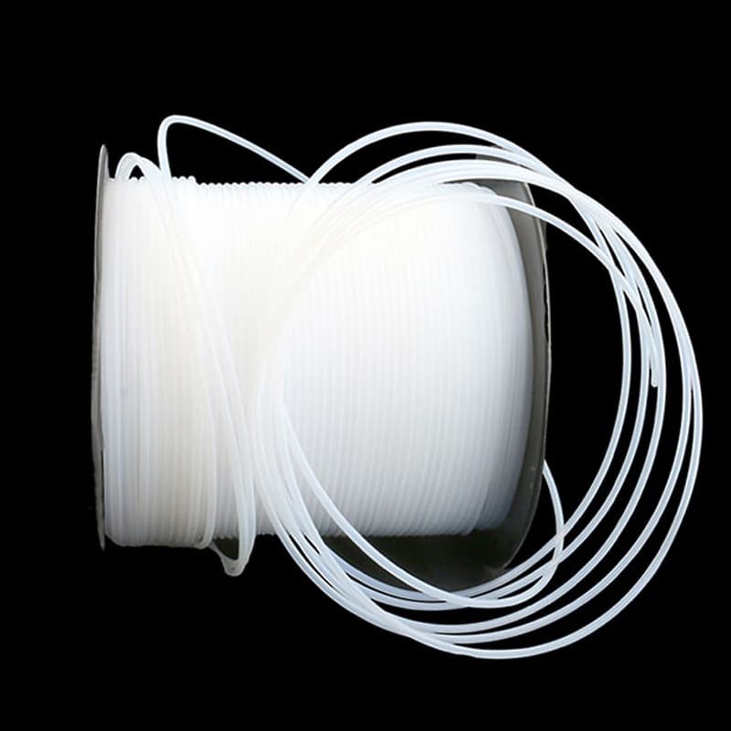 5 Metros-10 16S ~ 30S Tubo De Teflon AWG S Tipo 600V Leite Branco Polietileno Capilar PTFE Mangueira