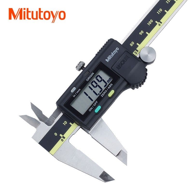 [Principal Agent Mall] Japão Mitutoyo/Mitutoyo Display Digital Caliper 0-150mm Paquímetro Vernier Eletrônico Paquímetro 