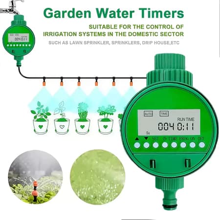 Temporizador De Irrigação De Jardim Automático Controlador De Válvula De Inteligência 3/4