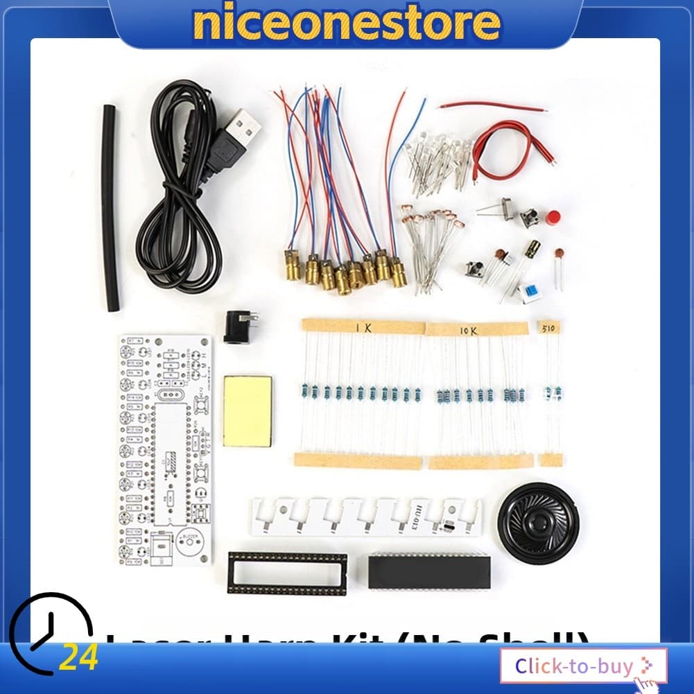 [NIEO] Kit De Piano Eletrônico Reprodutor De Escala Para O Aluno Praticarem Solda Eletrônica