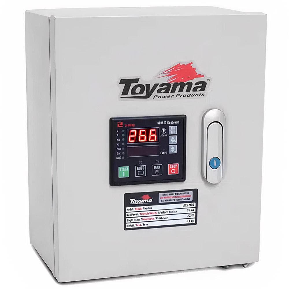 Painel ATS Toyama monofásico 220V - controlador digital 288,6