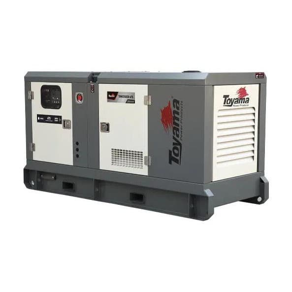 Gerador Diesel Cabinado 20KVA 220V ATS Toyama - Imagem frontal