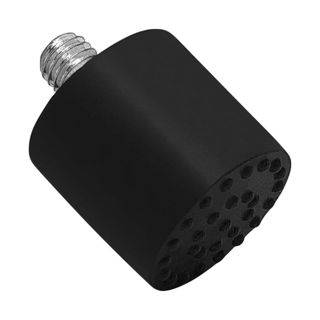 Amortecedor de borracha preto com rosca de metal para motores de 4 tempos