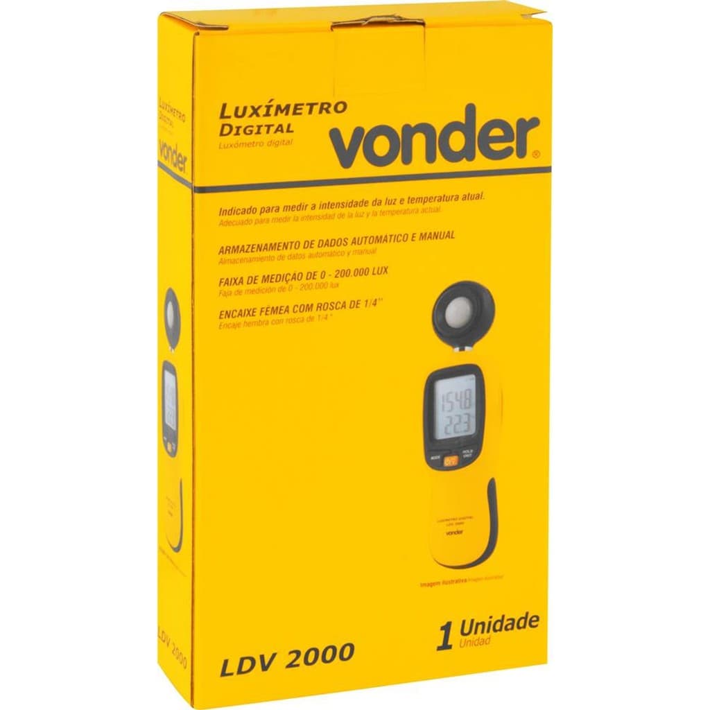 Luxímetro Digital LDV2000 VONDER