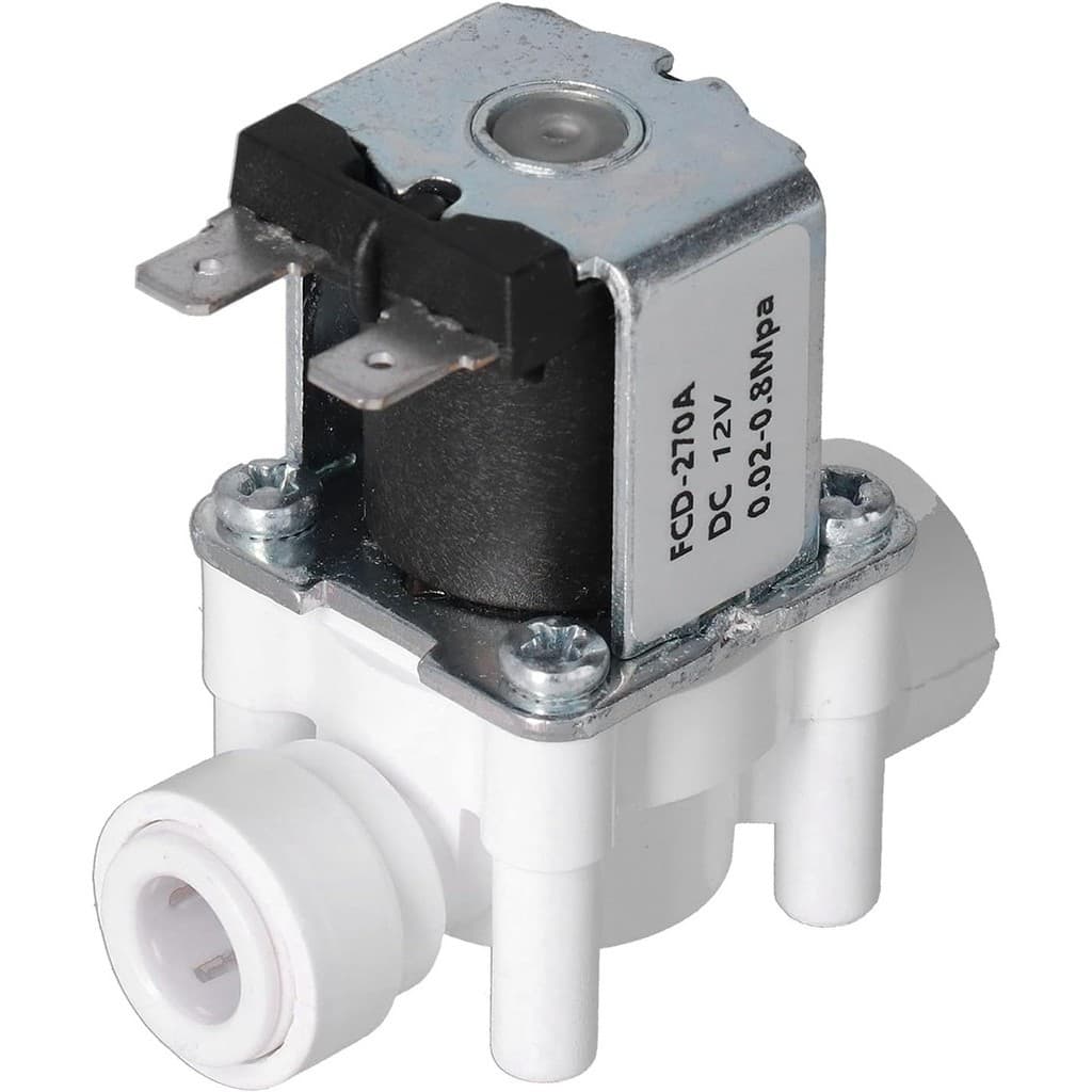 Válvula Solenóide Elétrica De Plástico, Válvula Solenóide Elétrica De Entrada De água De 3/8 Pol., Válvulas Solenóides Normalmente Fechadas De 0,02 A 0,8 Mpa(AC 220V)