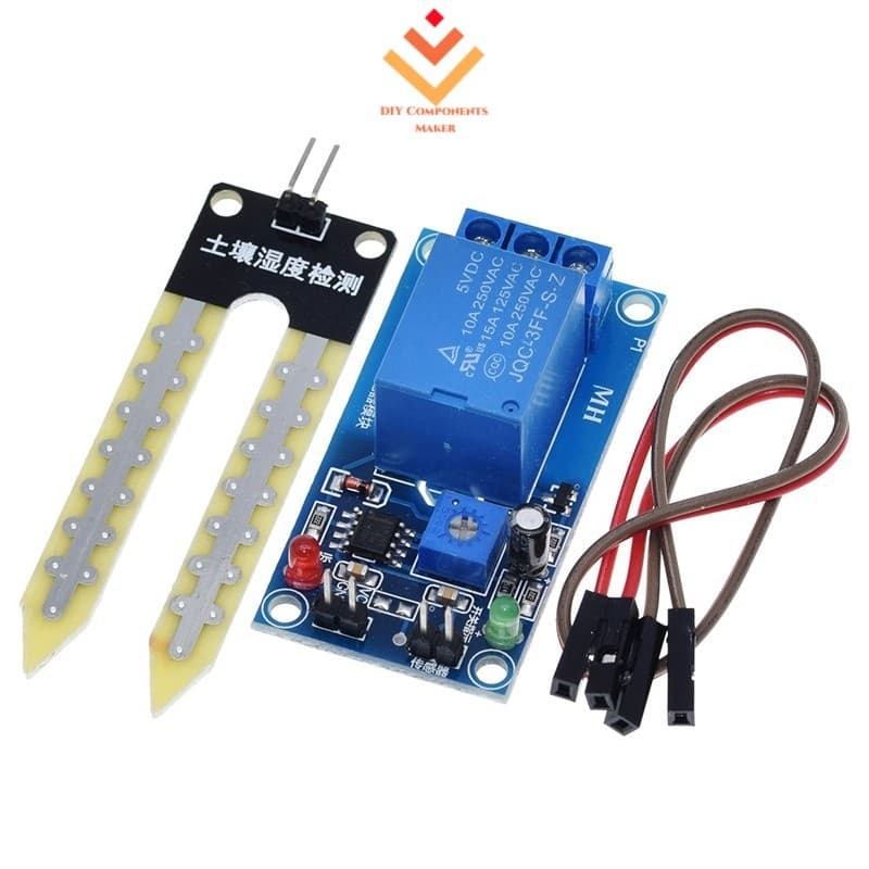 Novo Módulo De Controle De Relé De Sensor De Umidade Do Solo DC 5V 12V Rega Automática Interruptor De Partida Para Aduin
