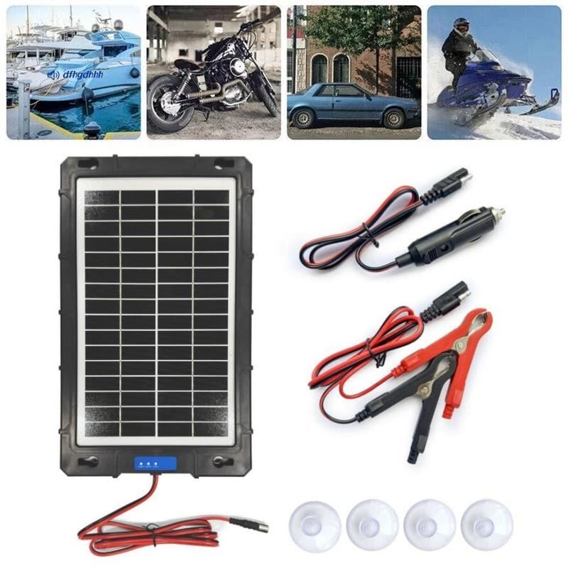 16V Painel Solar Portátil Carro Barco Energia Carregador De Bateria Mantenedor Para Motocicleta Trator RV